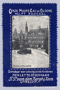 710447 Sluitzegel van T.P. van den Bergh & Zoon, Handel in Verfwaren - Drogerijen - Specerijen en Eau de cologne, ...